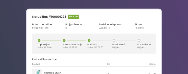 UX nakon kupnje